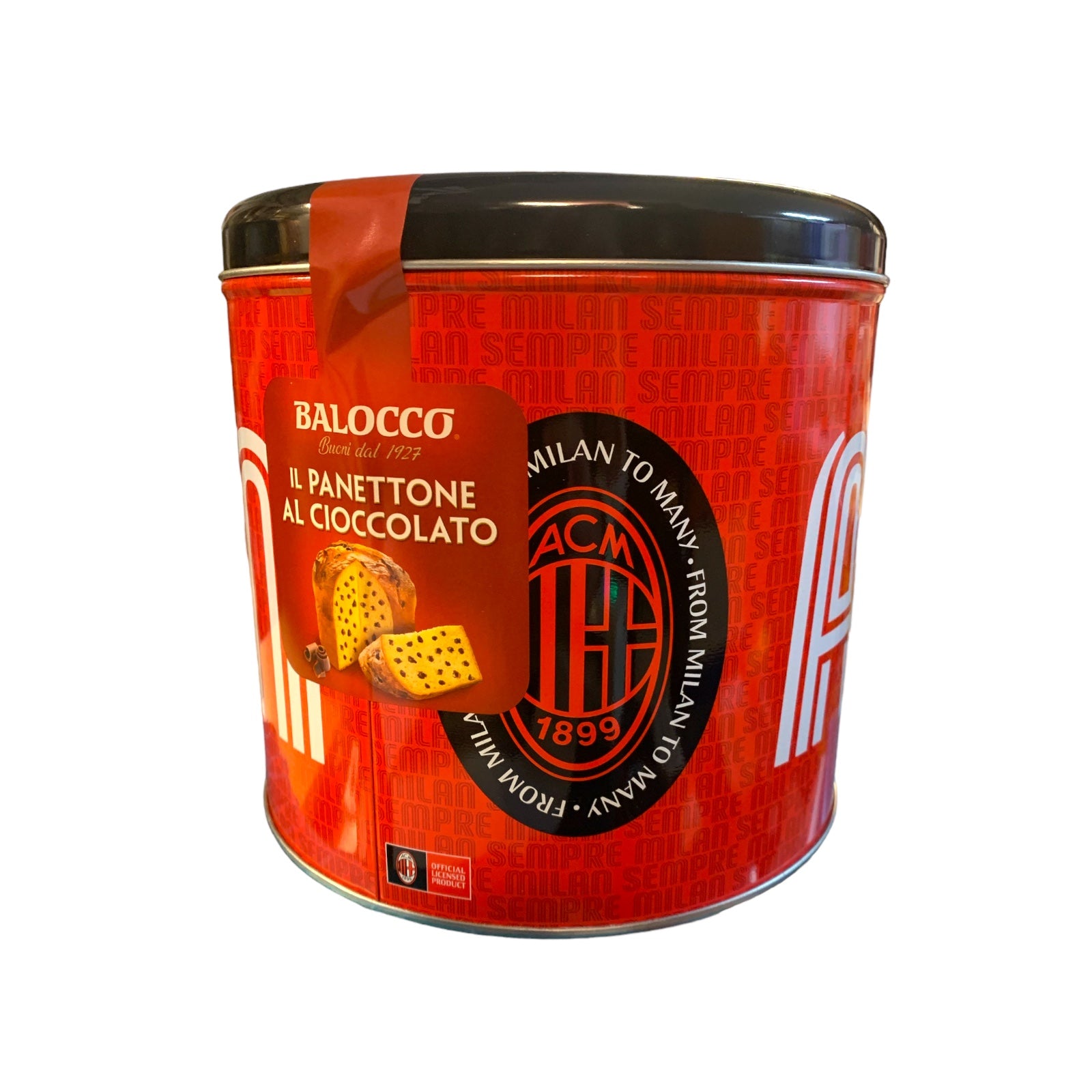Balocco Panettone A.C. Milan With Chocolate Chips 800g