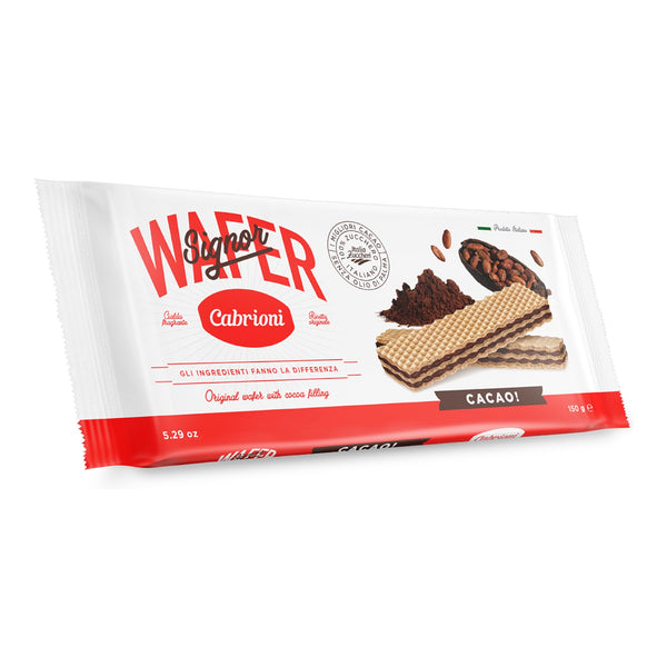 Wafers With Cocoa Cream 150g By Cabrioni