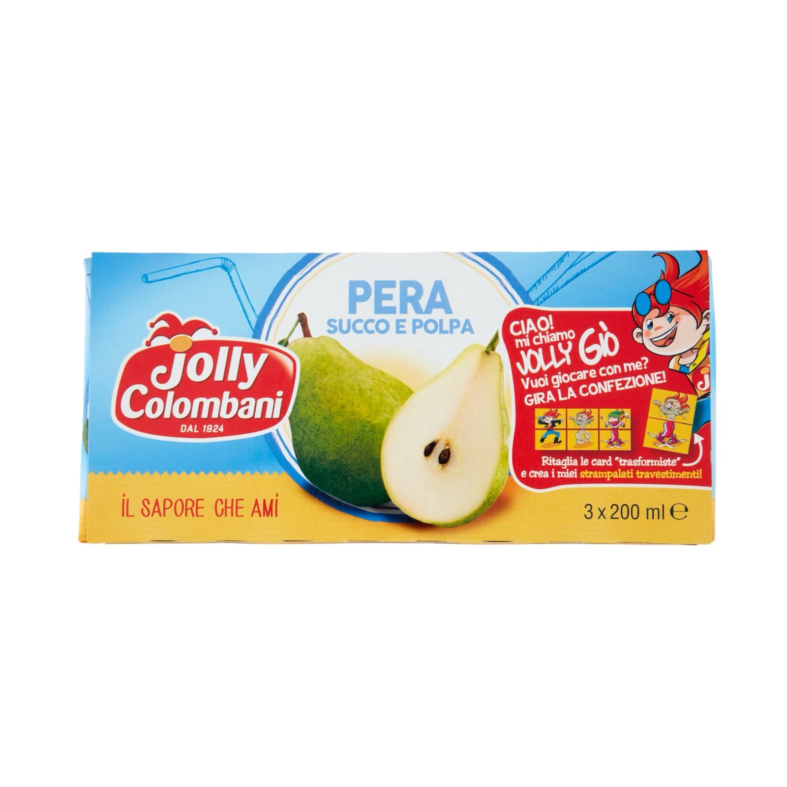 Jolly Colombani Pear Juice 3x200ml
