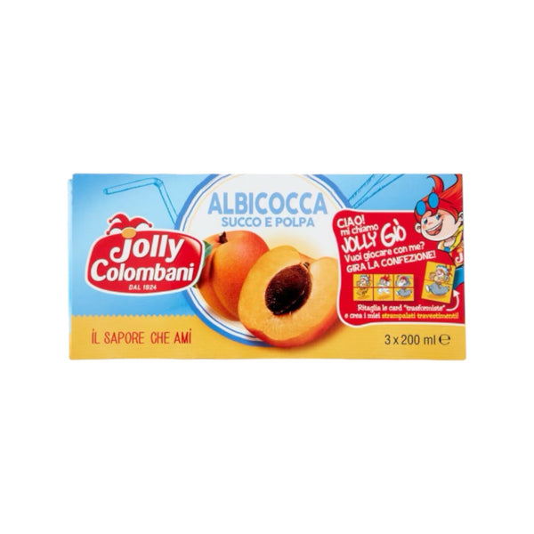 Jolly Colombani Apricot Juice 3x200ml