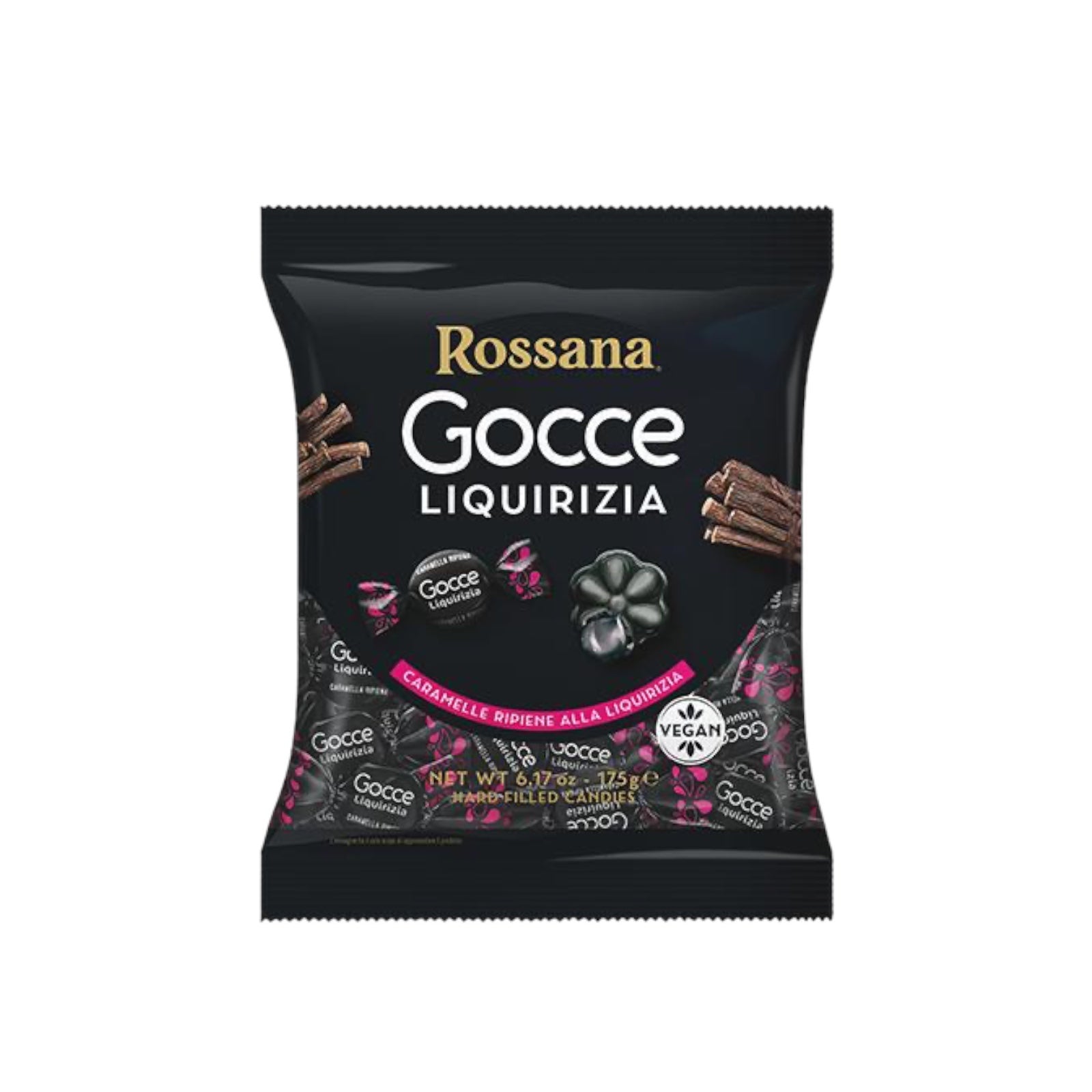 Rossana Candies Licorice Drops By Fida 175g