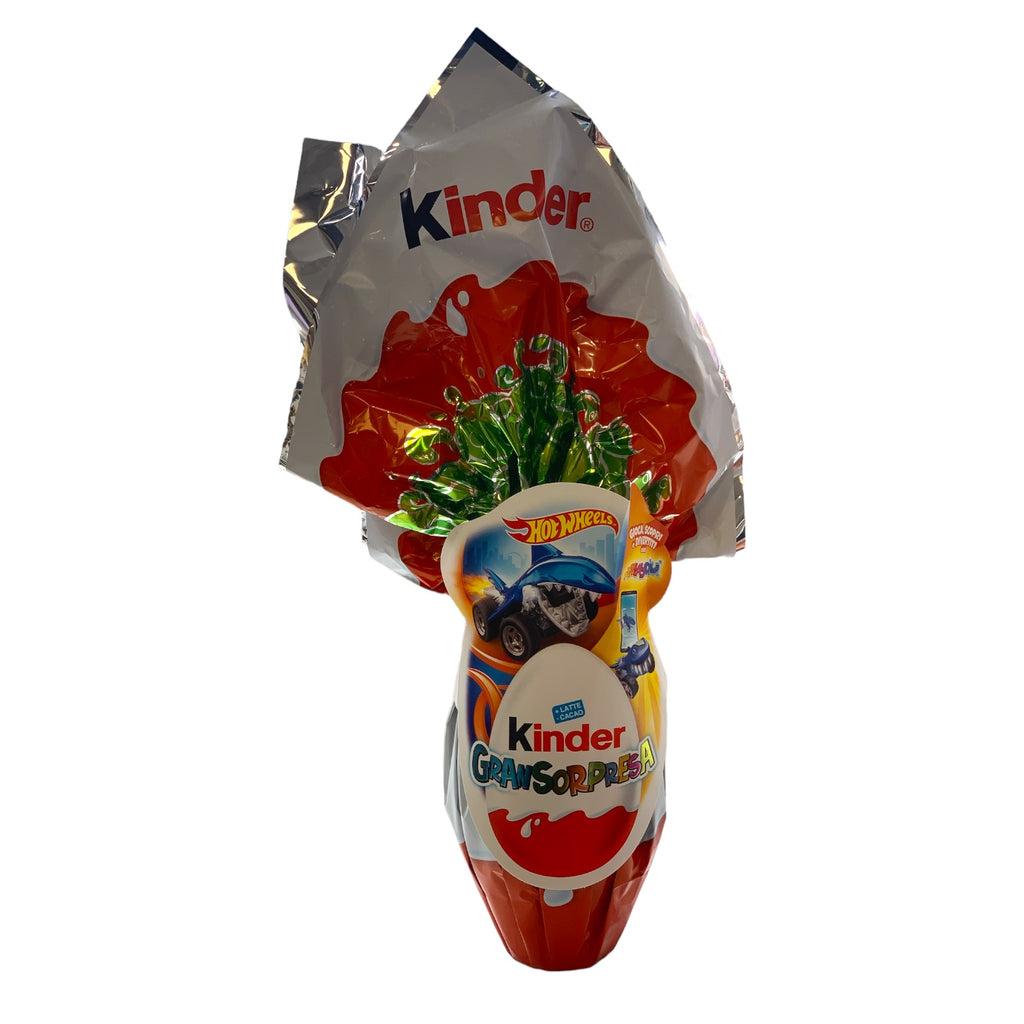 Kinder Easter Egg Gransorpresa Hot Wheels 150g – Made In Eatalia
