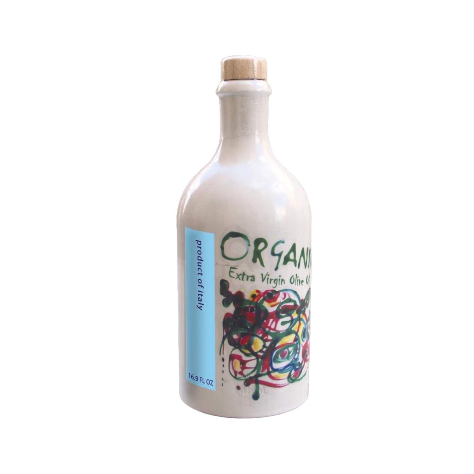 Extra Virgin Olive Oil Organic – ceramic bottle – 16.9 fl oz By Oliveti d’Italia