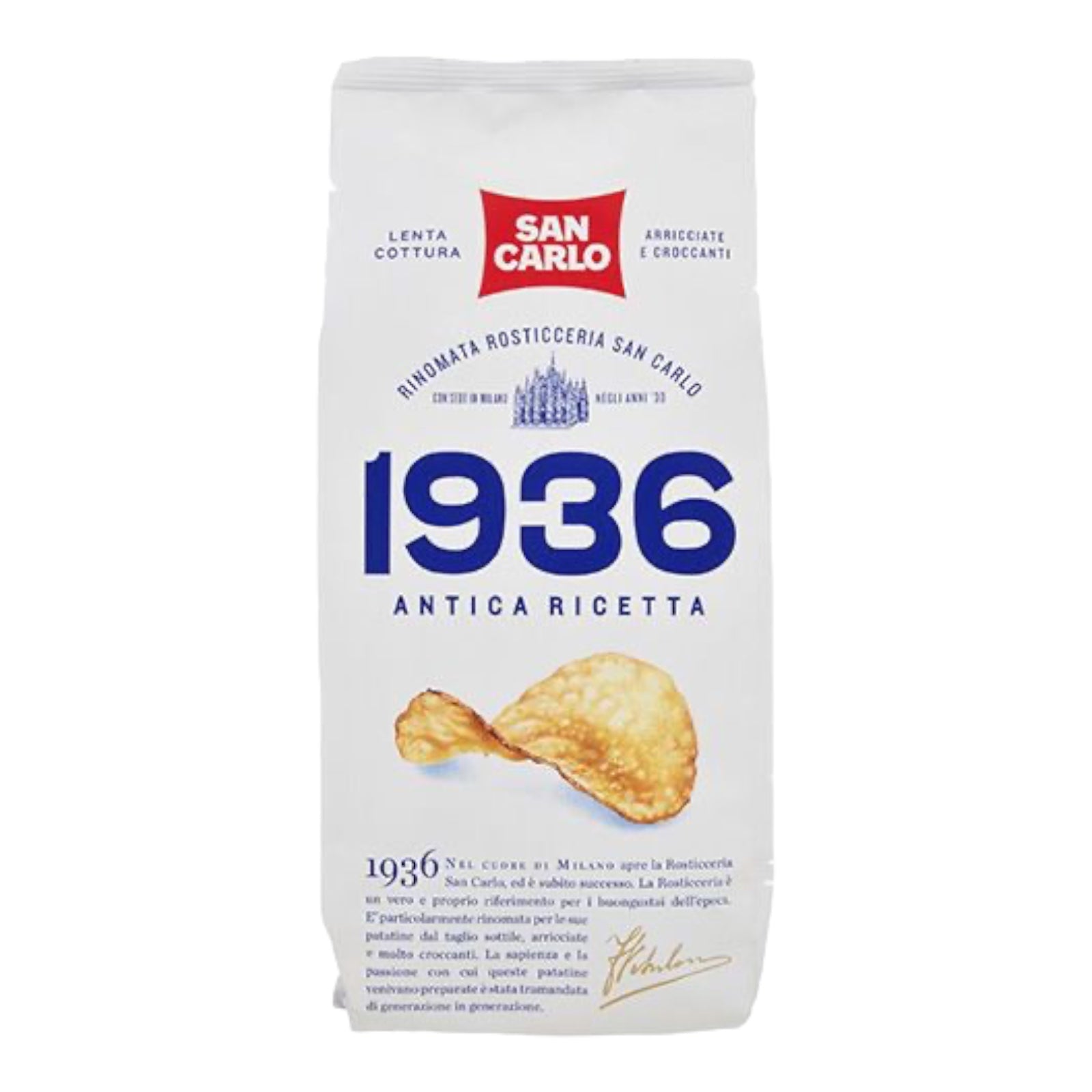 San Carlo Potato Chips 
Ancient Recipe 1936 
150g