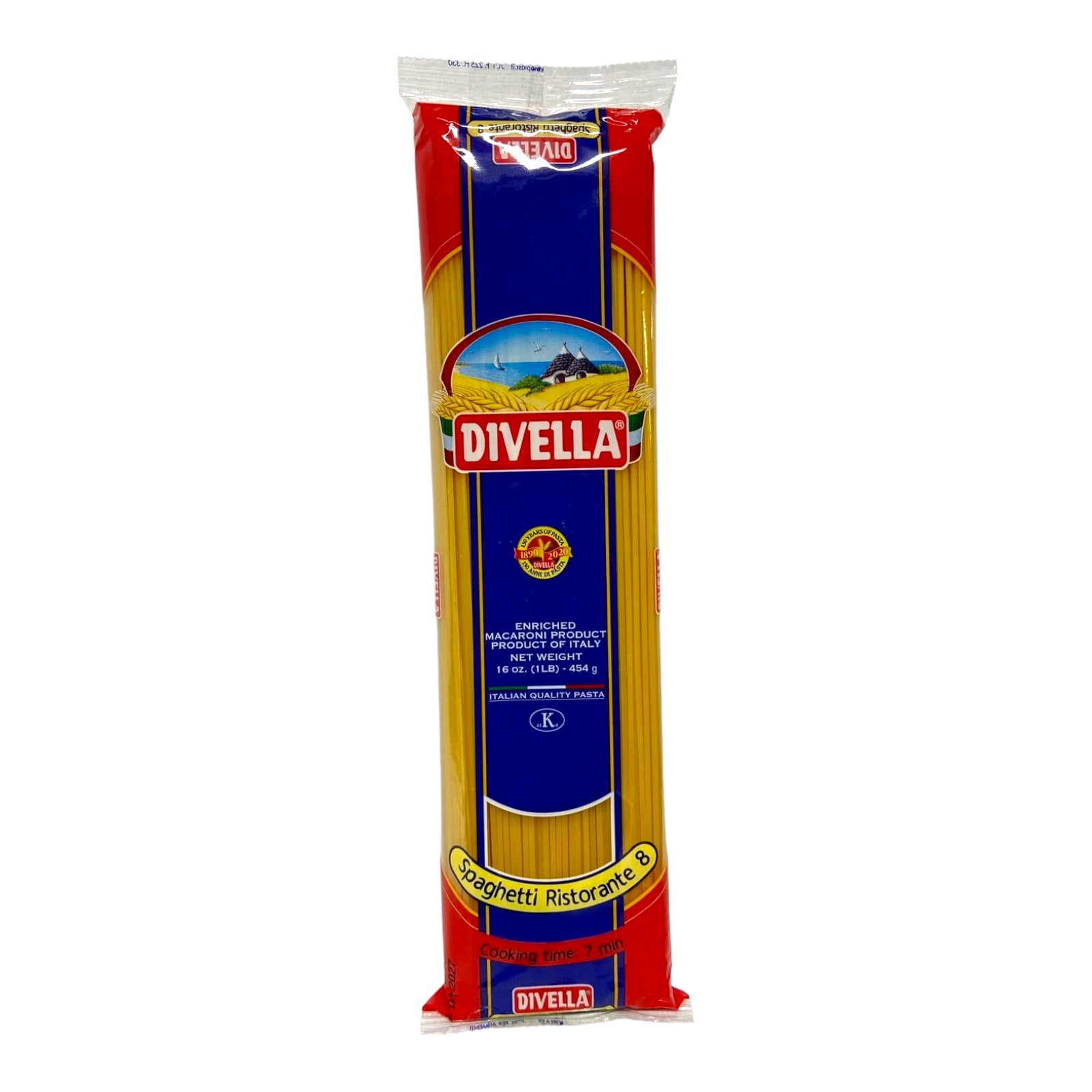 Divella Pasta di Semola, Spaghetti Ristorante n.8, 454g