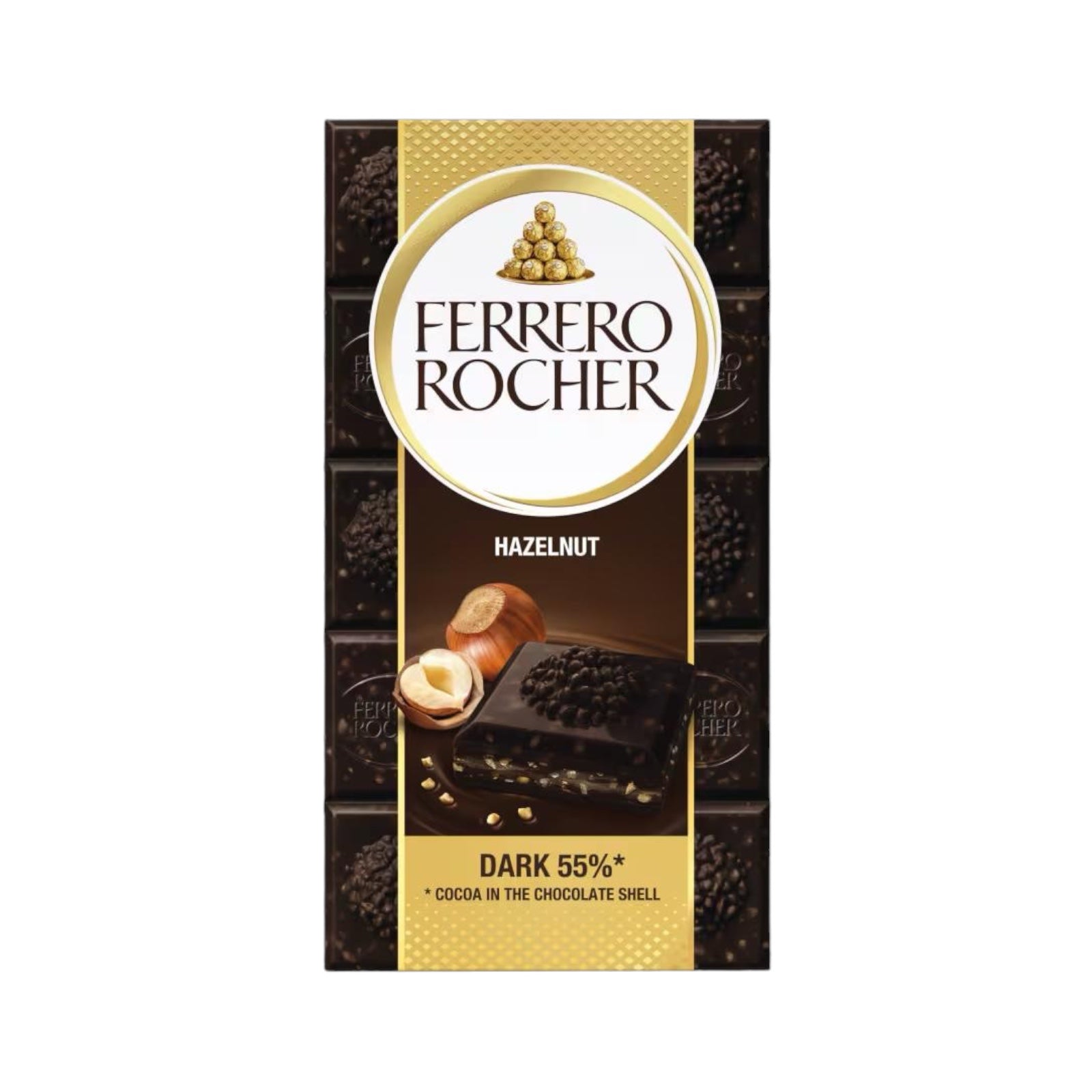 Ferrero Rocher Chocolate Bar Dark Chocolate & Hazelnut