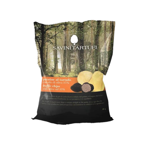 Savini Tartufi Potato Chips 
Truffle Flavoured Chips 1.41Oz