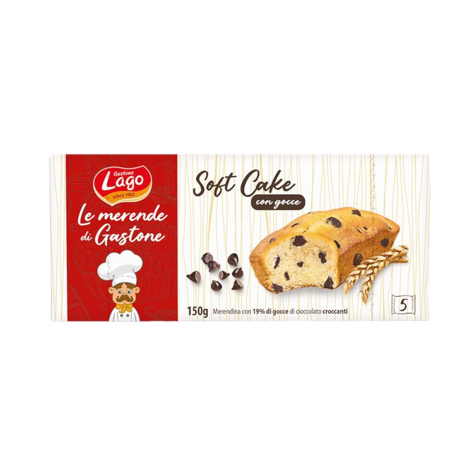 BEST BEFORE JUL/31/23 Soft Cake With Chocolate Chips 150g