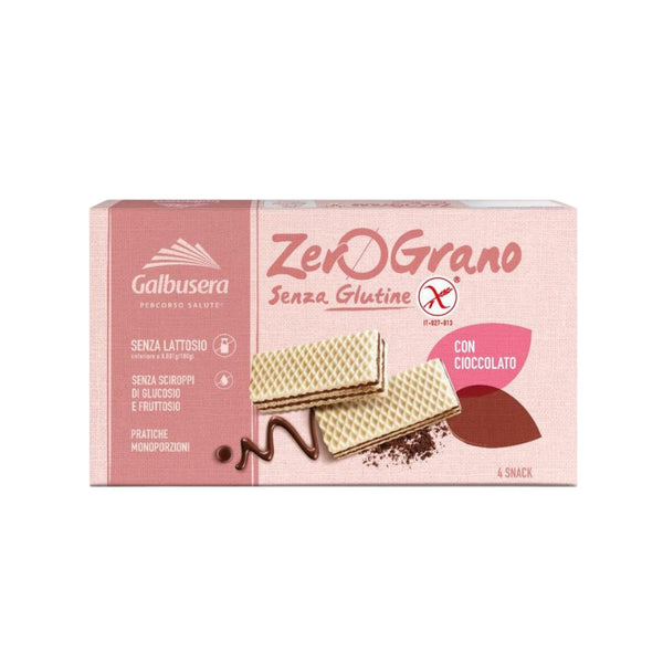 Galbusera ZeroGrano Chocolate Wafer Gluten Free – 180 gr