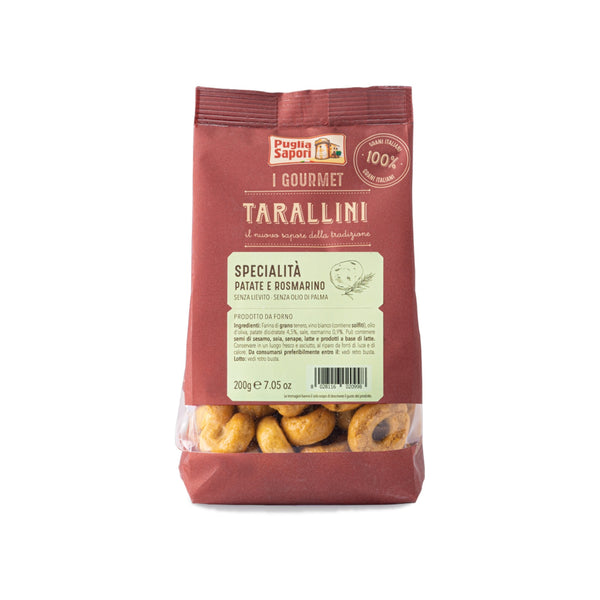 Puglia Sapori I Gourmet Tarallini With Potatoes And Rosemary 200g