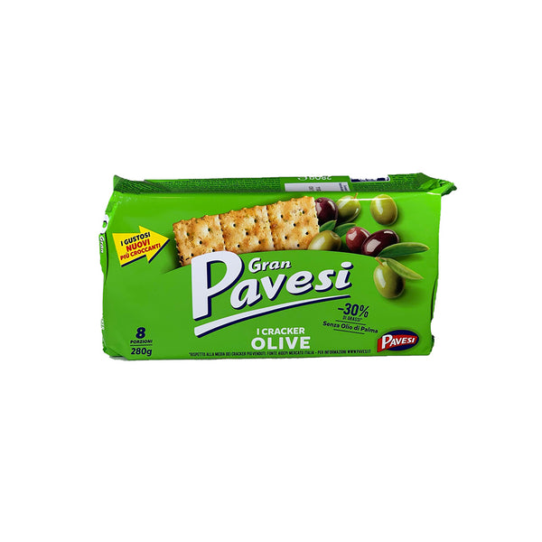 Gran pavesi crackers with olives 280g