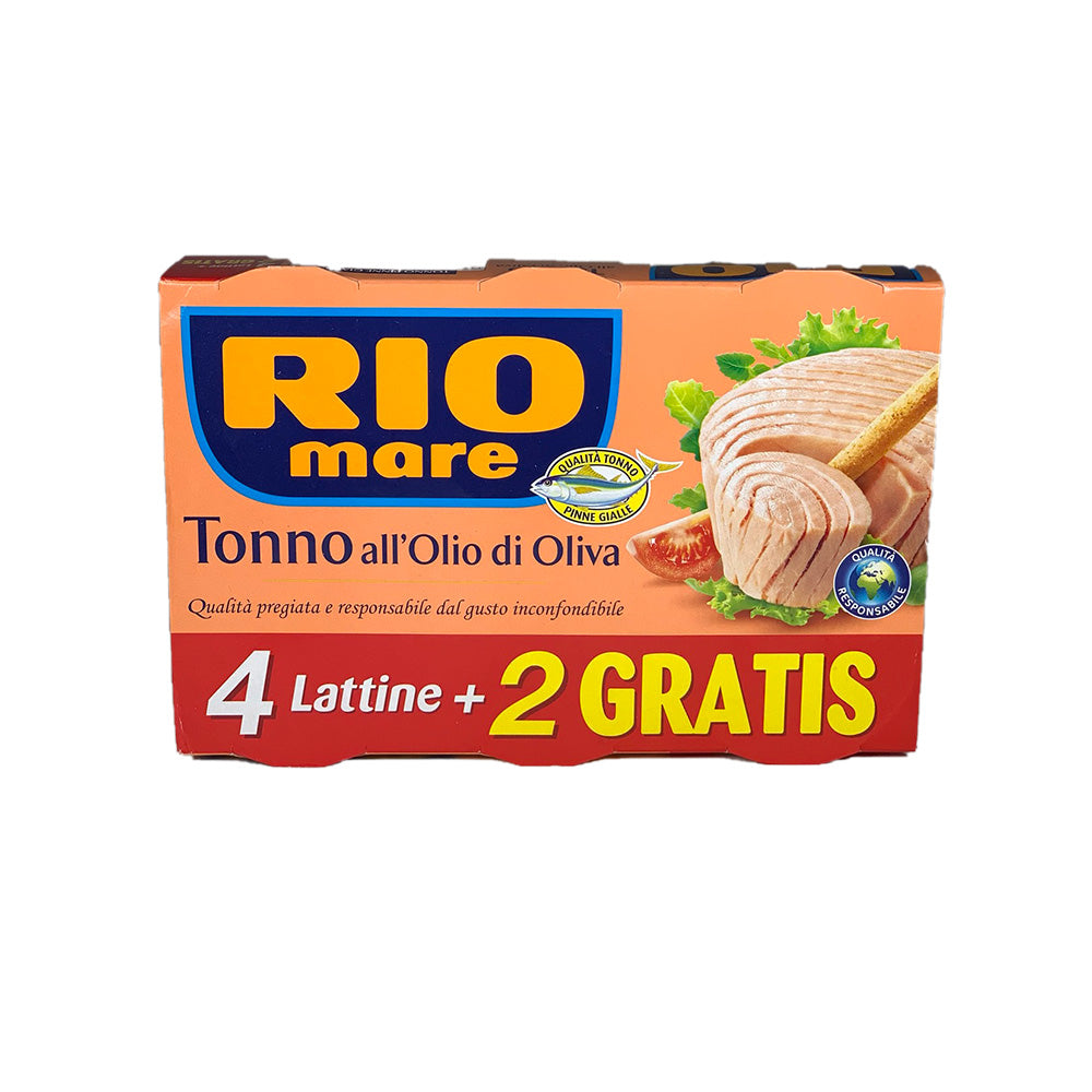 Rio Mare tuna with olive oil cans 6 x 80g