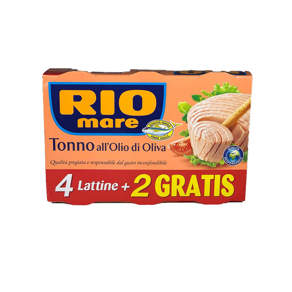 Rio Mare tuna with olive oil cans 6 x 80g