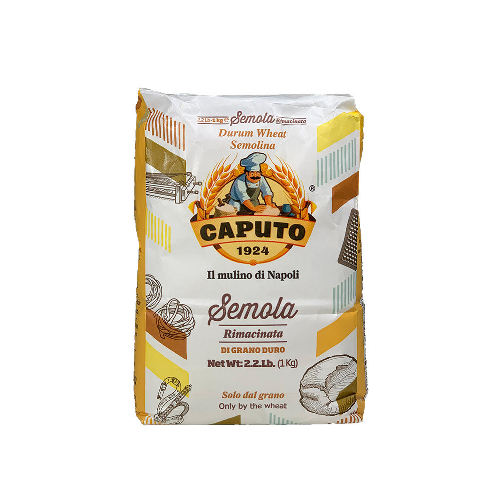 Caputo Flour Semola durum wheat 2.2lb (MAXIMUM 3 PACKS FOR ORDER) – Made In  Eatalia