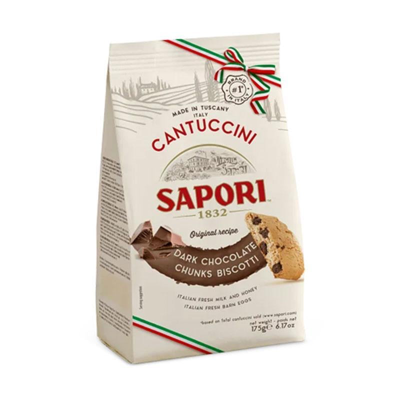 Cantuccini Sapori dark chocolate chunks biscotti 175g