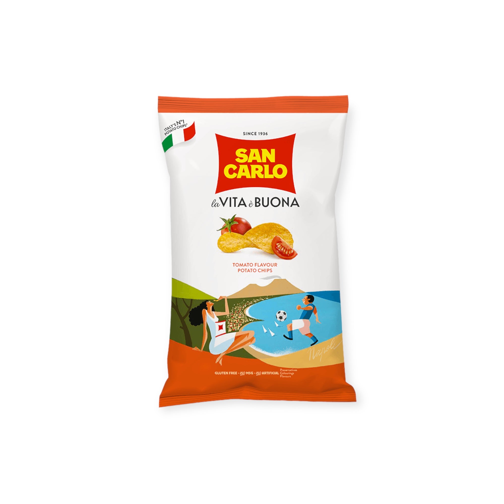San Carlo Tomato Flavour Potato Chips 50g