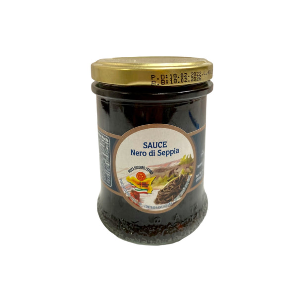Condiment With Cuttlefish Ink Glass Jar OF 200gr By Pesce Azzurro