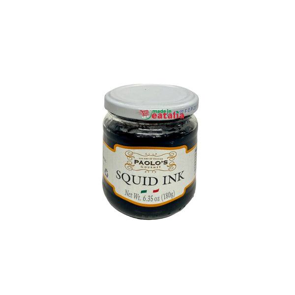 Squid Ink Glass Jar 180g By Paolo’s