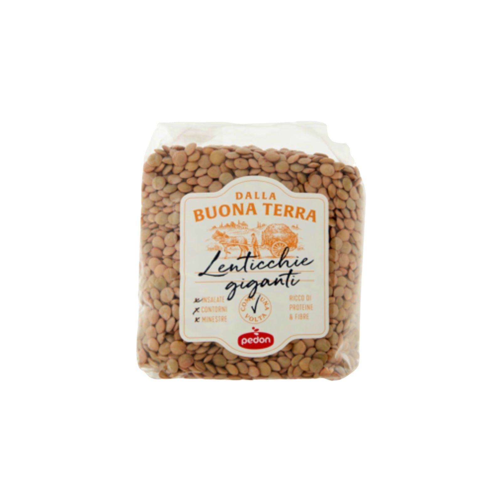 Italian Big Lentils By Pedon 500g