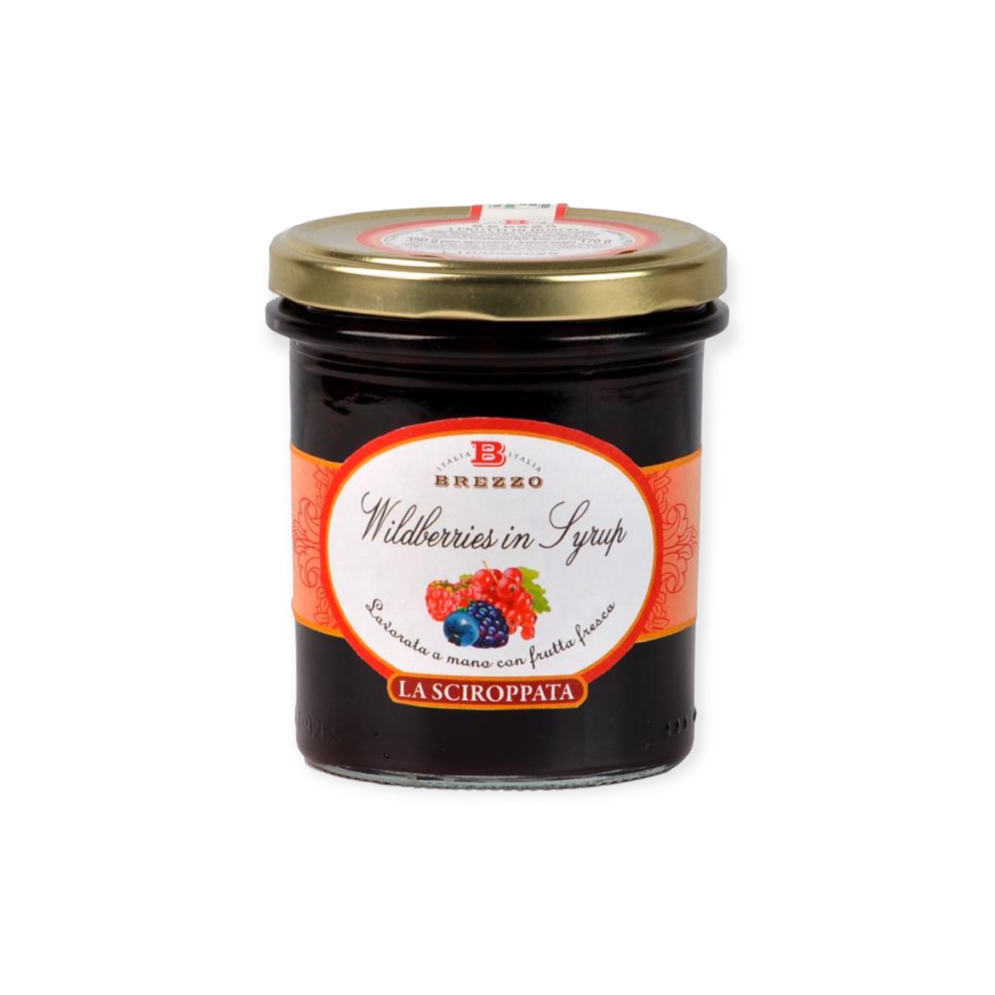Wildberries In Syrup Glass Jar 350g By Brezzo