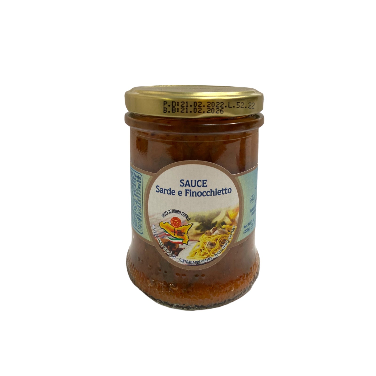 Sardines & Fennel Sauce By Pesce Azzurro 200g