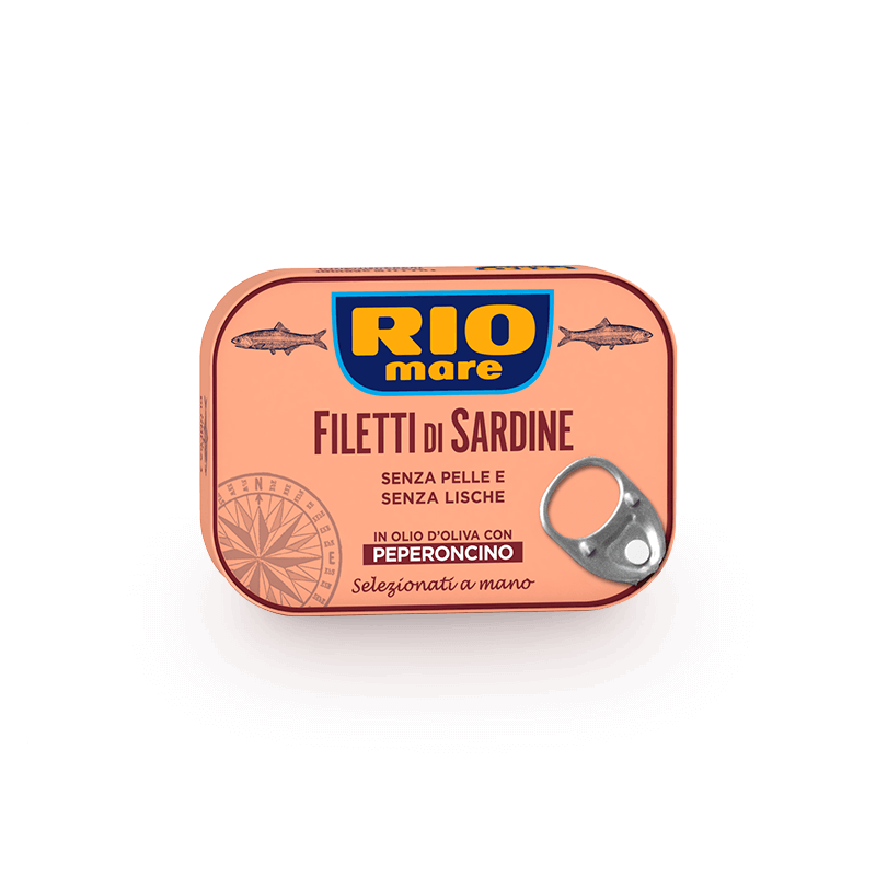 Rio Mare Sardine Fillets with chili peppers 105g