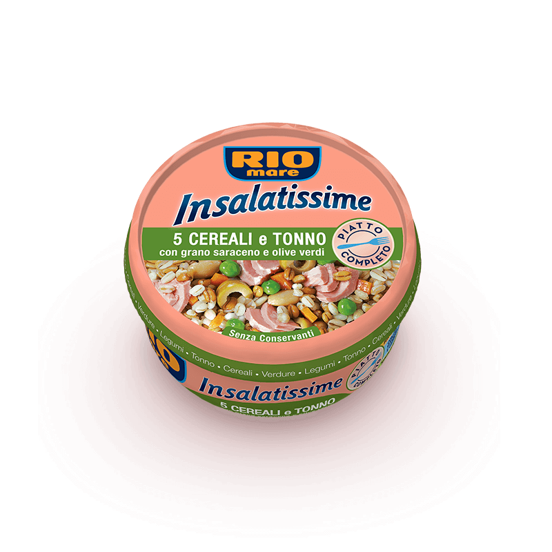 Rio Mare Insalatissime Tuna and 5 cereals with olives 220g