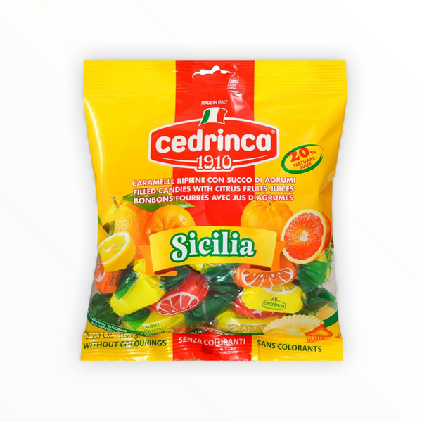 Cedrinca Filled Candies with citrus fruits Juices