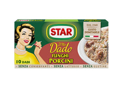 Dado star with porcini mushrooms,bouillons, 100g
