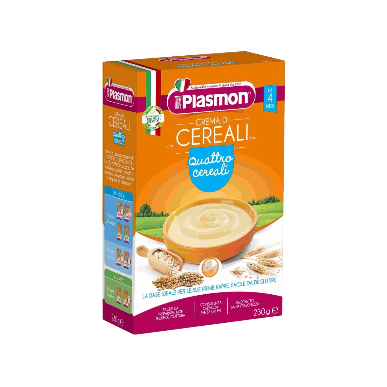 Plasmon 4 Cereals Porridge 230g