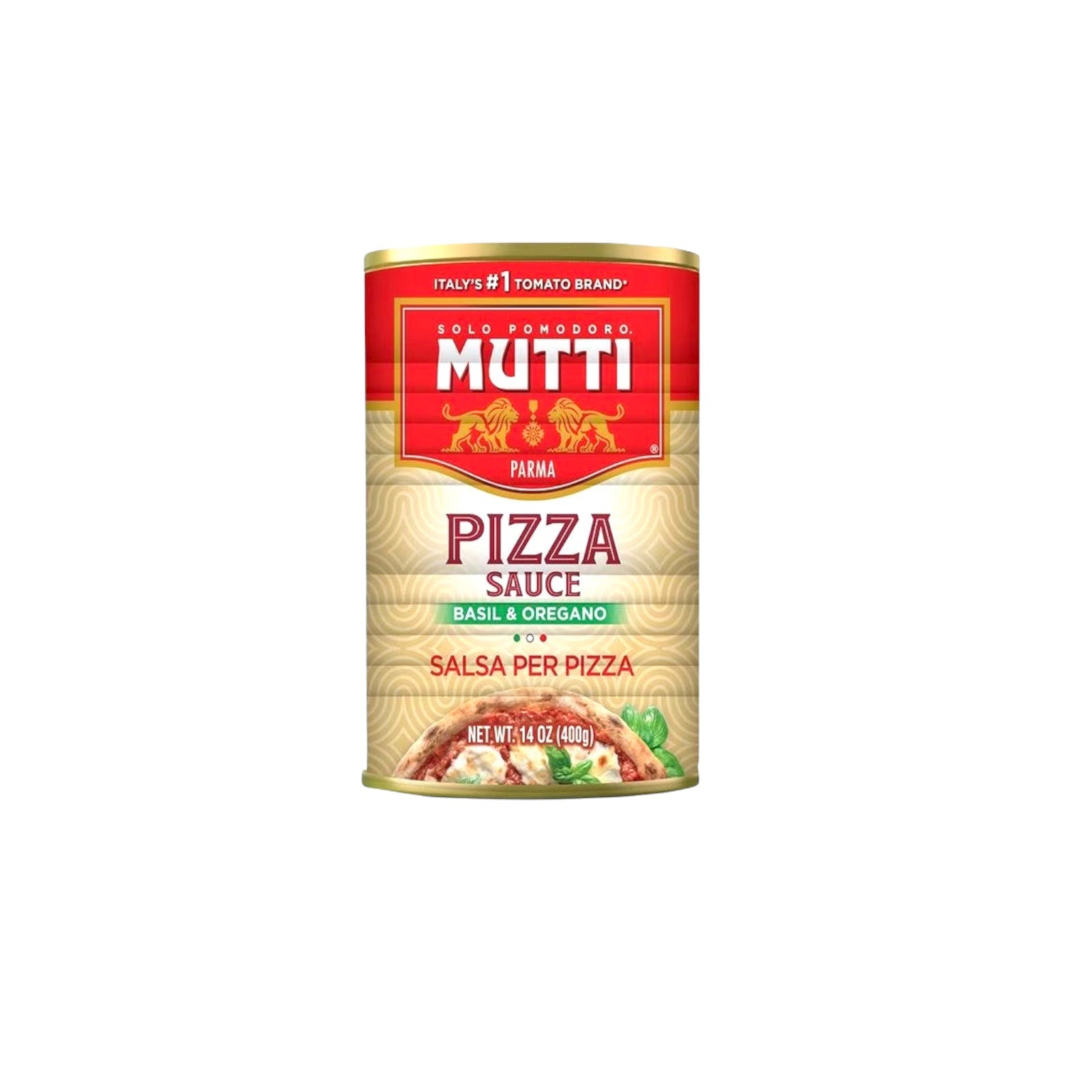 Mutti Pizza Sauce Basil & Oregano 14 oz