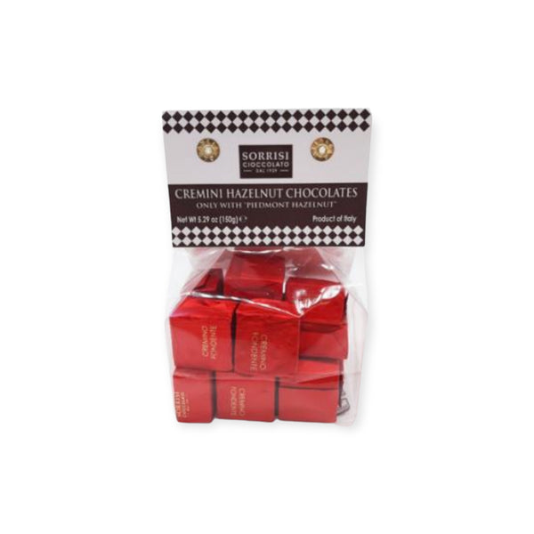 Hazelnut Cremini Dark Chocolate Cubes 150g By Sorrisi