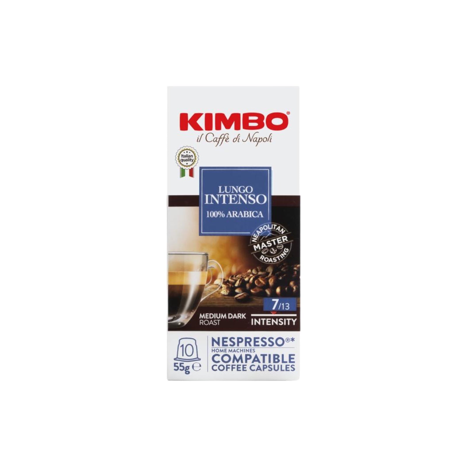 Kimbo Nespresso Lungo Intenso 100% Arabica 10 Capsules