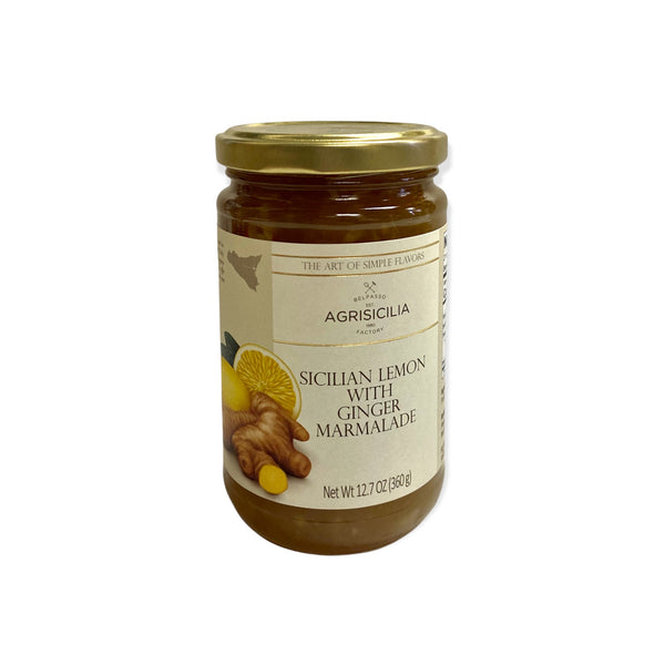 Agrisicilia Sicilian Lemon With Ginger Marmalade 12.7 oz (360g)