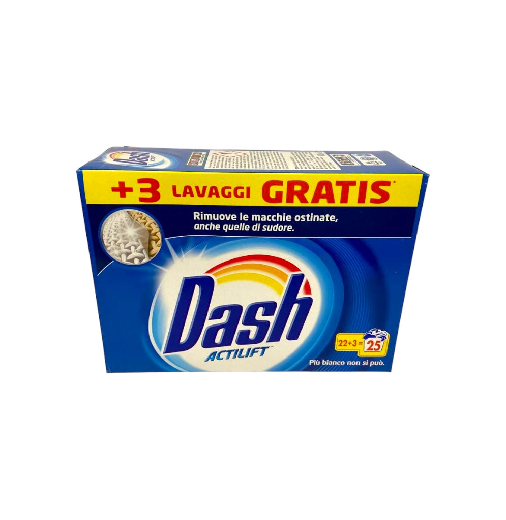 Dash Powder Detergent 25 Washes 1.62kg – Made In Eatalia