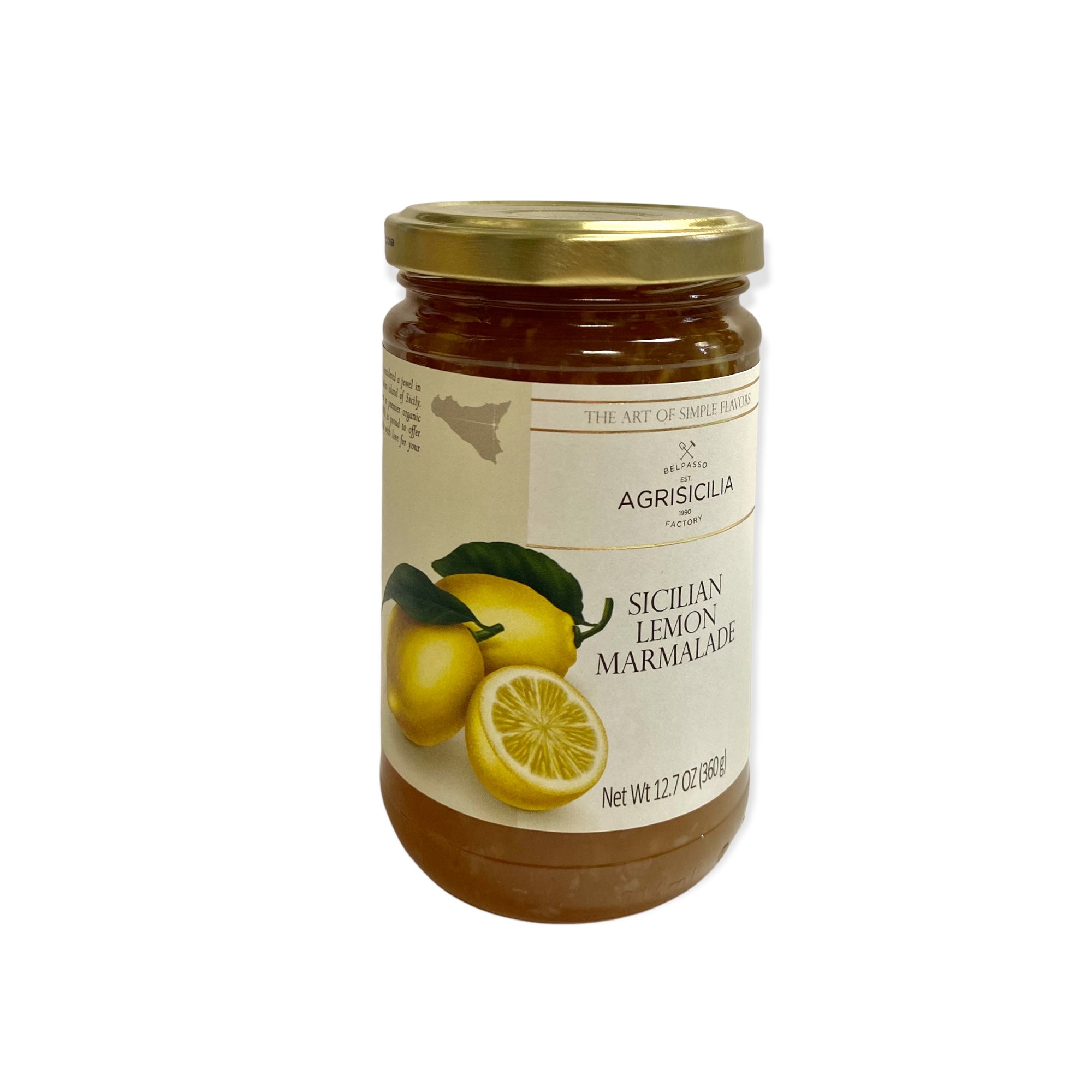 Agrisicilia Sicilian Lemon with Ginger Marmalade, 12.7 oz