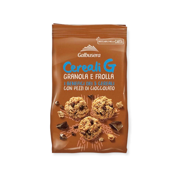 Granola And Shortbread With Chocolate Chunks Cereali G Galbusera  300g