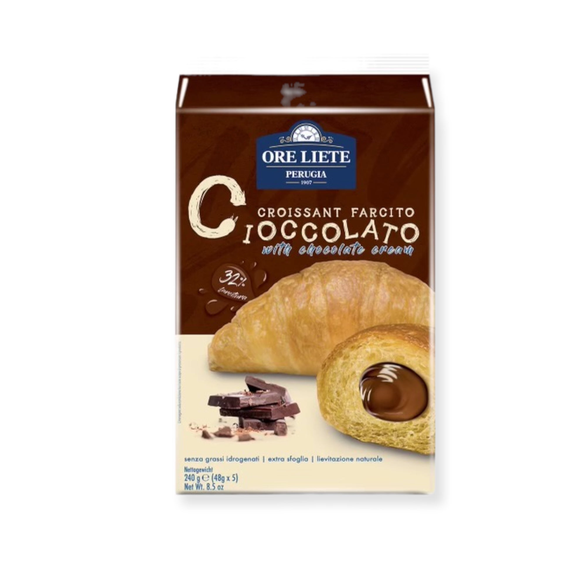 Chocolate Cream Croissants 240g By Ore Liete Perugia