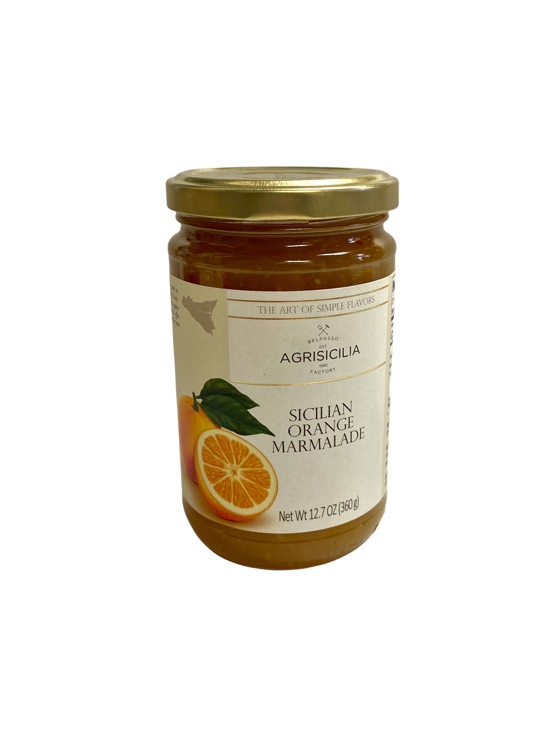 Agrisicilia Sicilian Orange Marmalade 12.7 oz (360g)