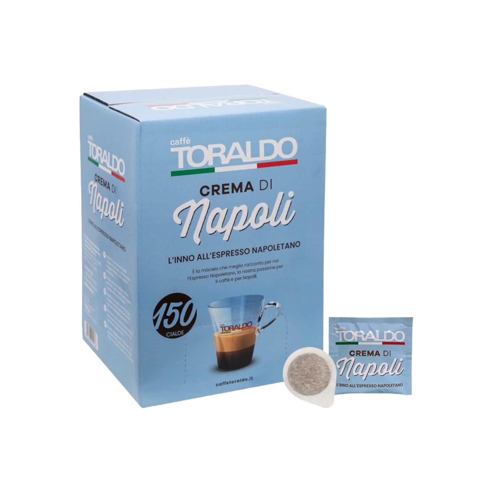 Caffè Toraldo Crema di Napoli Blend ESE 44 mm (150 pods) – Made In Eatalia