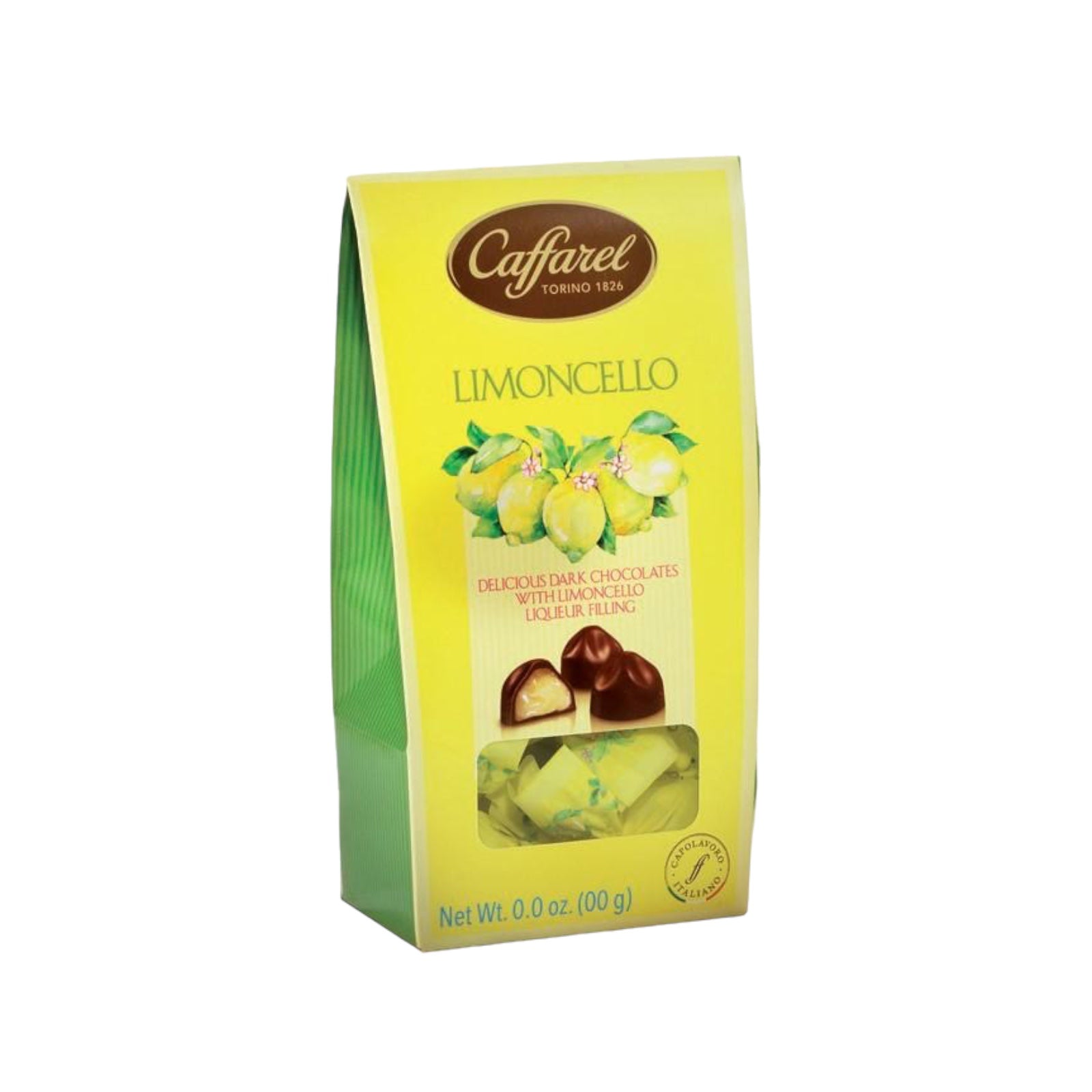 Dark Chocolate With Limoncello Liqueur Filling By Caffarel 113g