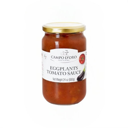 Campo D’Oro Eggplants Tomato Sauce 680g / Glass Jar