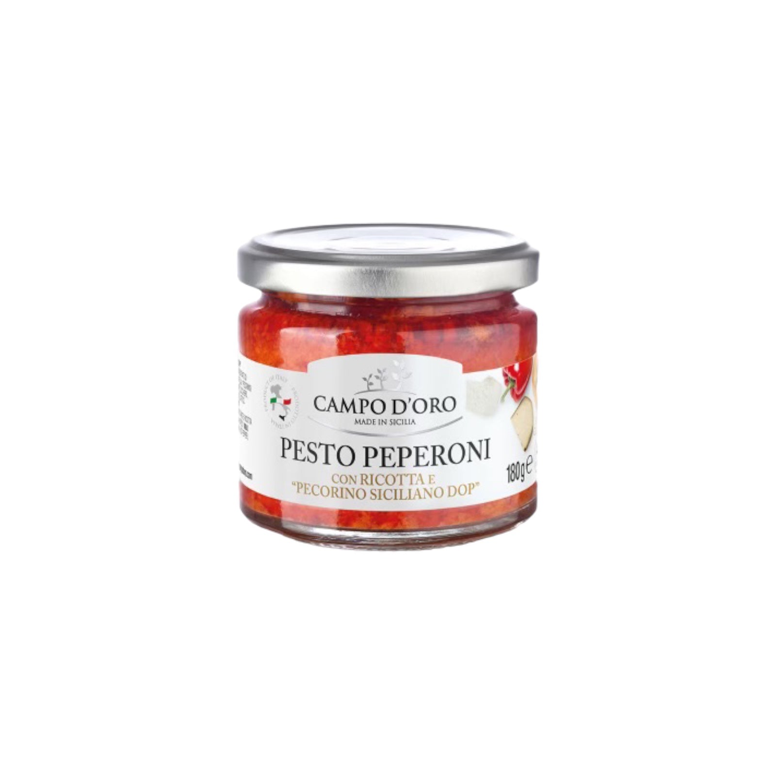 Pepper & Ricotta Pesto With Sicilian Pecorino PDO By Campo D’oro