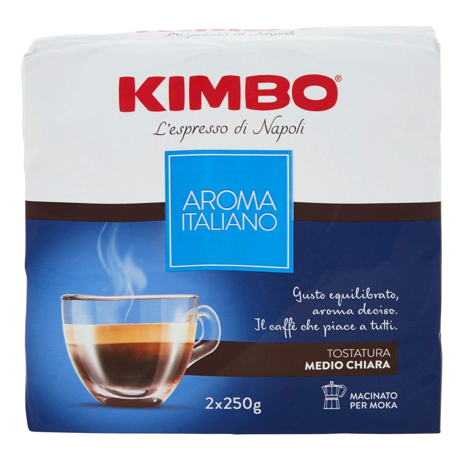 Kimbo Aroma Italiano convenient pack 2x250g – Made In Eatalia