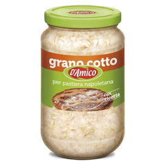 Grano cotto per pastiera napoletana, D’Amico 580g cooked grain
