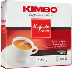 Kimbo Macinato Fresco double convenient pack 2x250g