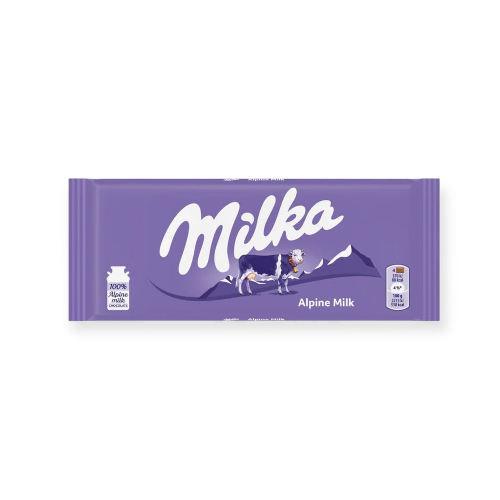 Milka Chocolate Bar Alpine Milk 100g – Made In Eatalia