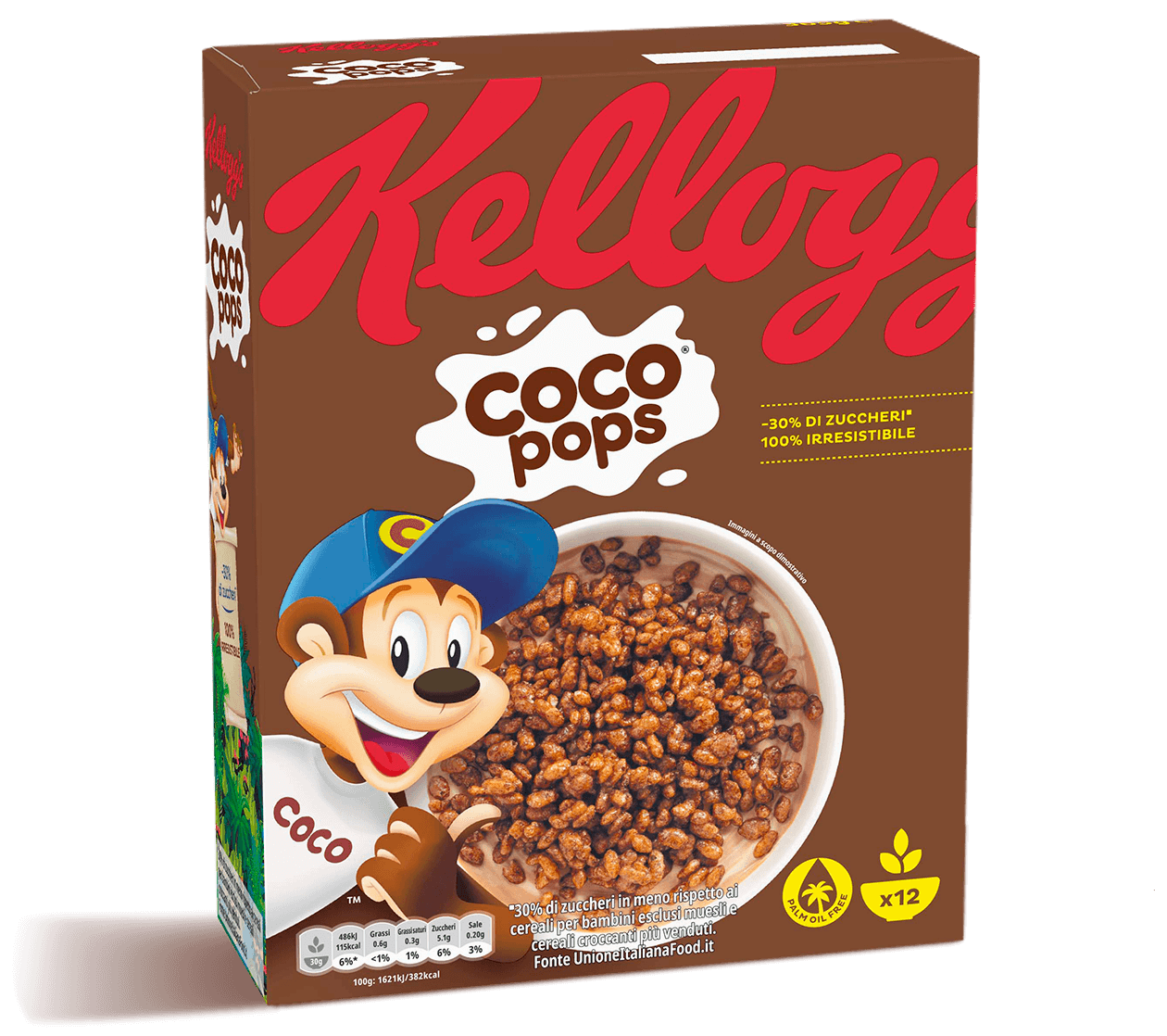 Kellogg’s Coco Pops Riso Ciok Italian Cereals