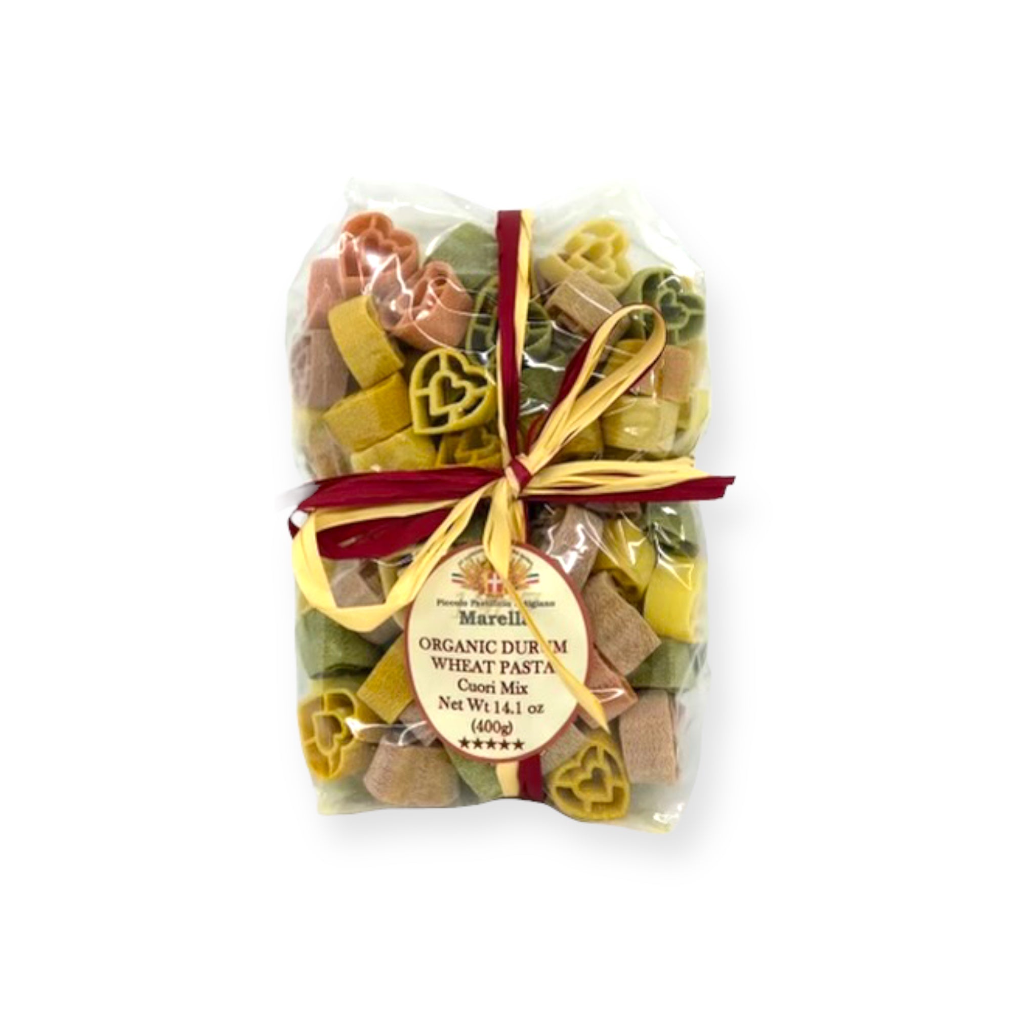 Organic Pasta Cuori Mix By Marella 400g