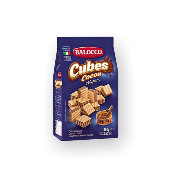 Balocco Cubes Cocoa Wafers 250g
